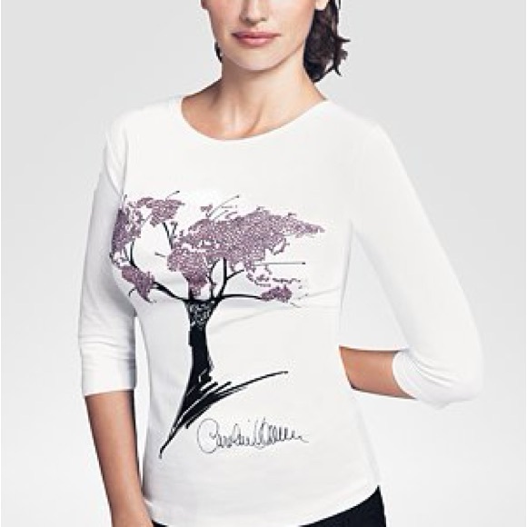 COPY - Saks Fifth Avenue Carolina Herrera Key To The Cure Tee 2012 XL collabora… - Picture 9 of 9